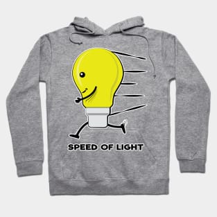 Speed Of Light - Funny Running Bulb Hoodie